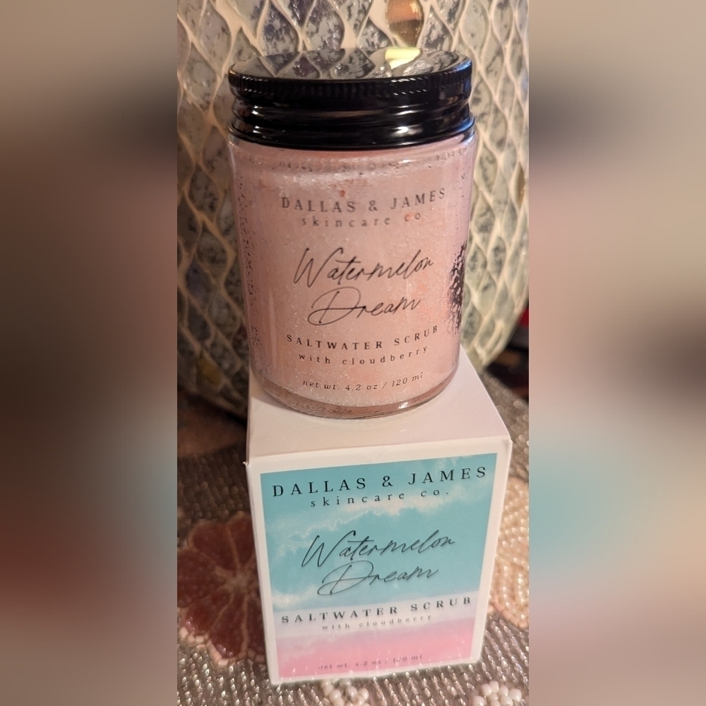 NIB Dallas & James Watermelon Dream Saltwater Scrub 4.2oz